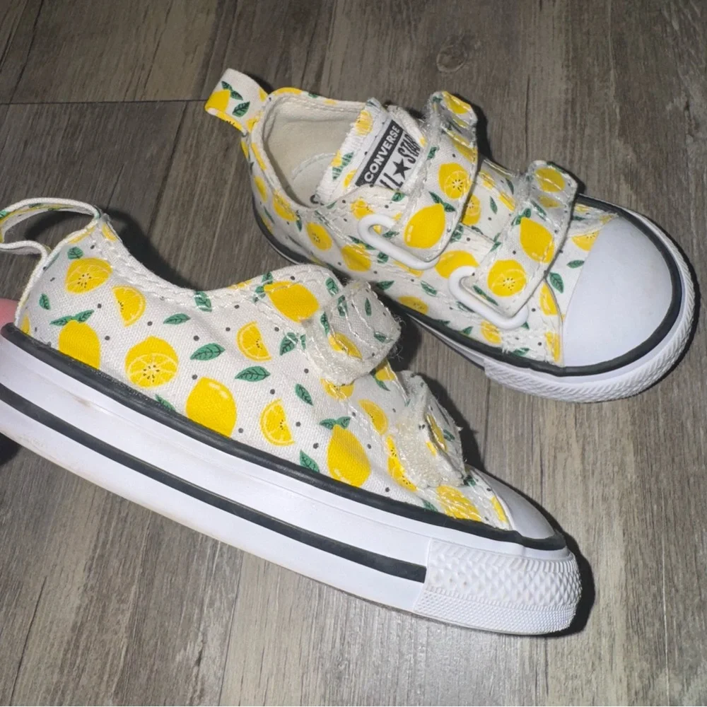 Converse Kids Lemon Pattern Sneakers
